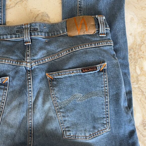 Nudie Lean Dean Mid Stone Comfort Jeans - Picture 7 of 15